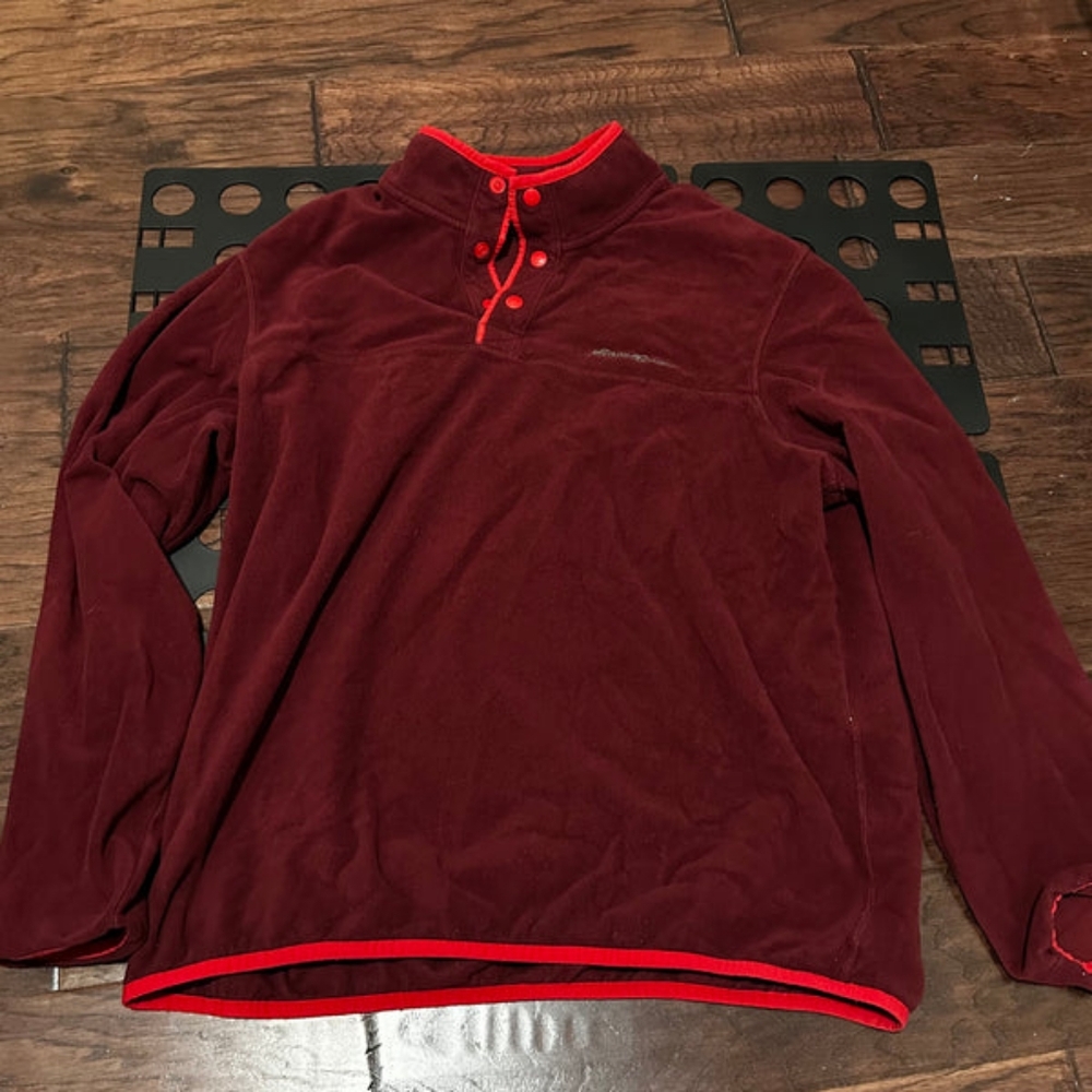 Eddie Bauer Red fleece